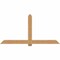 Ekena Millwork Eugene Smooth Timber Gable Bracket, Western Red Cedar, 84"W x 42"H x 1 1/2"D x 5 1/2"F, 12/12 Pitch GBW084X42X0206EUG00SWR - alternate 1